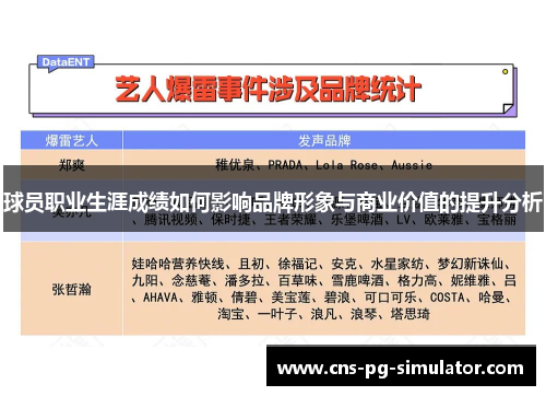 球员职业生涯成绩如何影响品牌形象与商业价值的提升分析